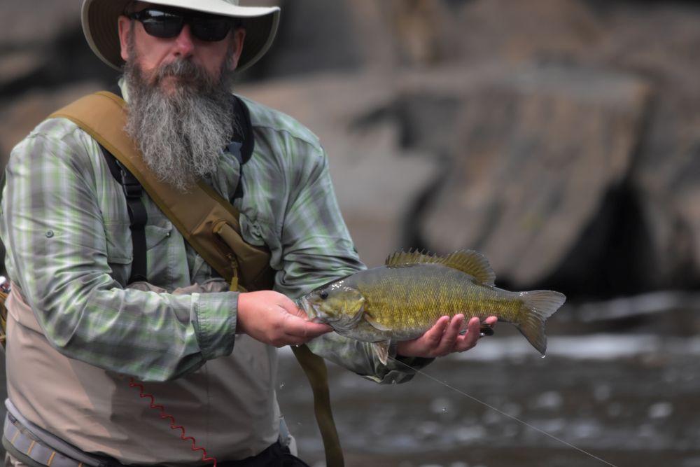 Smallmouth Bass Fishing Trucker Hat